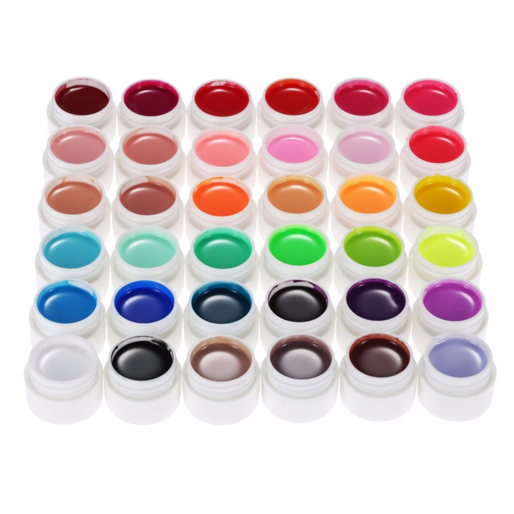 Professional 36 Pure Colors 8ml Nail Gel