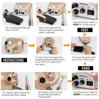 35000 RPM Professional Manicure Kit